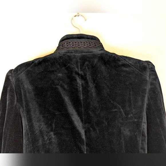 Zara Velvet Steampunk Victorian Dark Academia Cosplay Whimsygoth Blazer Jacket M - Picture 7 of 10